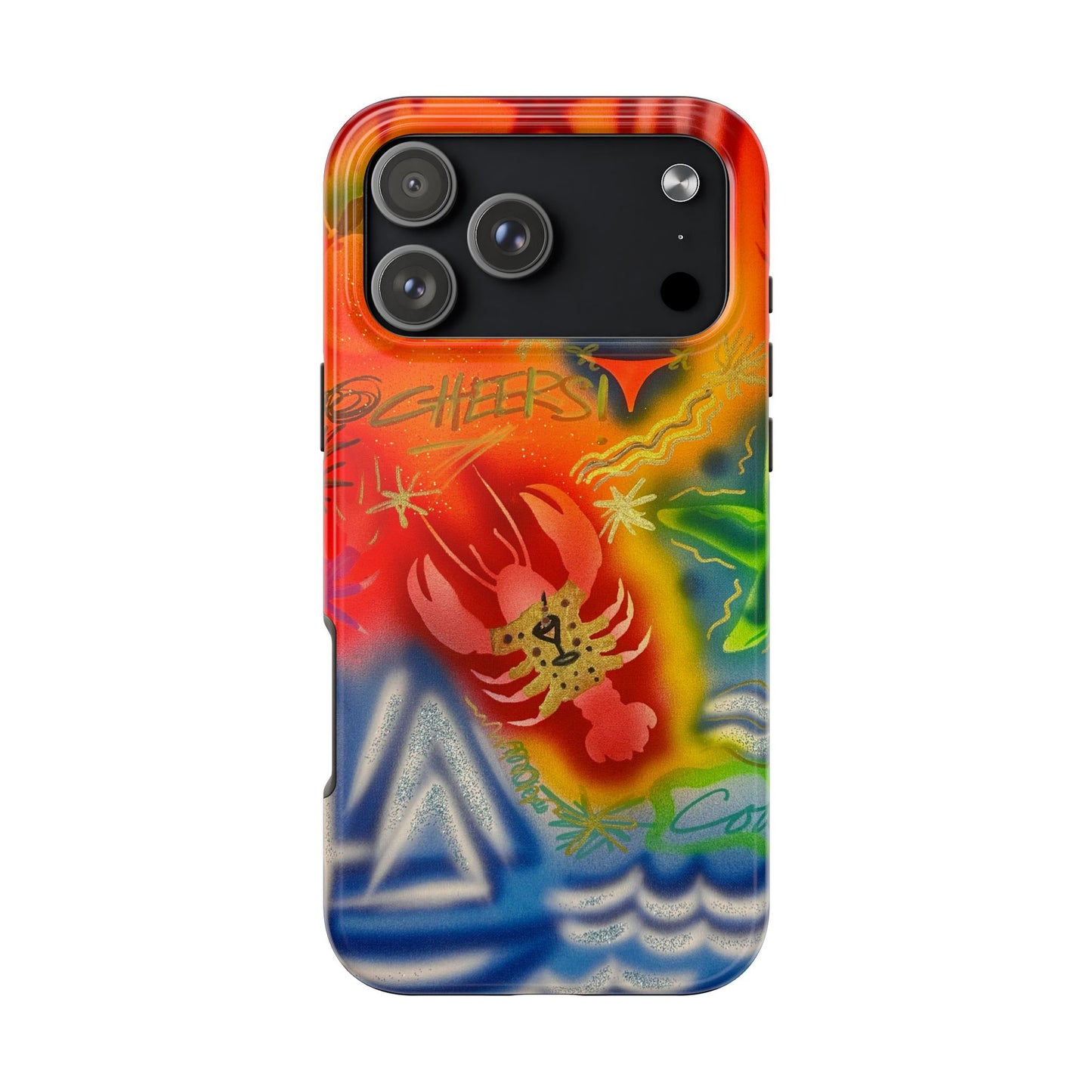 "tipsy lobster" airbrush iPhone case
