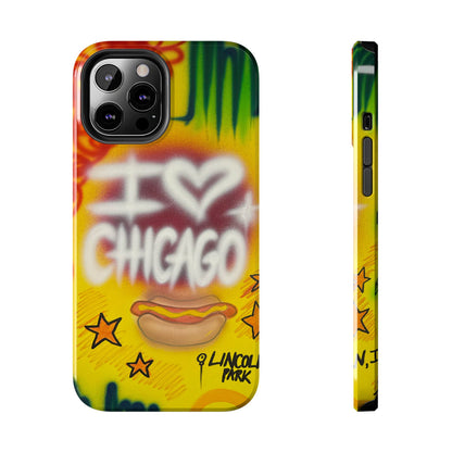 "chicago" airbrush iPhone case