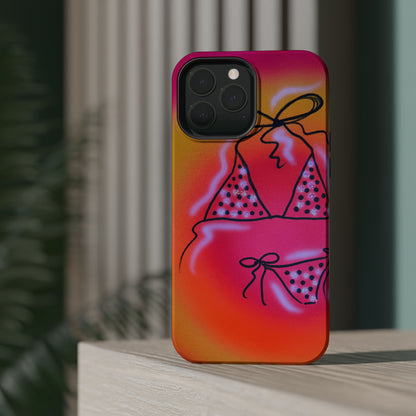 MagSafe "glitter bikini" airbrush iPhone case