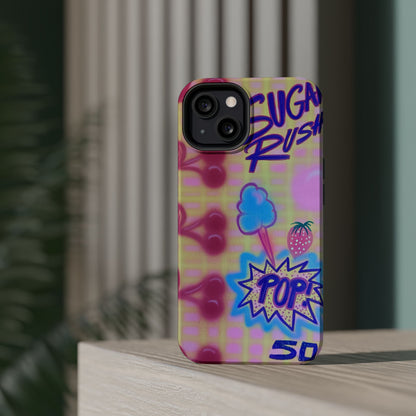MagSafe "sugar rush" airbrush iPhone case