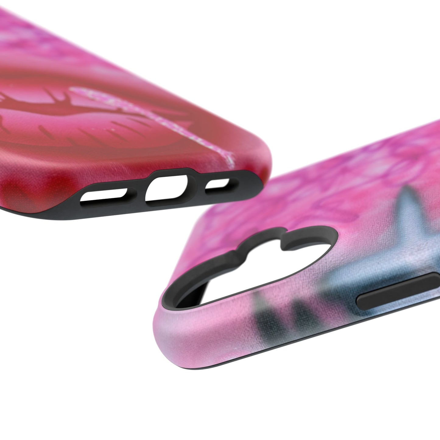 MagSafe limited edition "glitter aura" airbrush iPhone case
