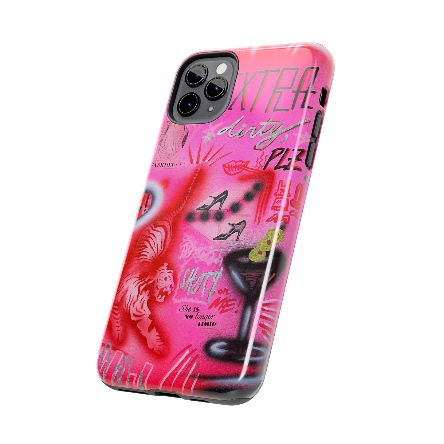 "extra dirty, plz!" airbrush iPhone case