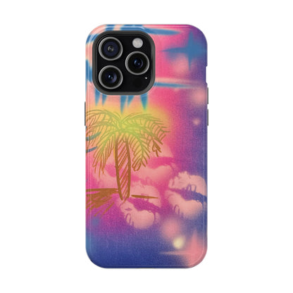 MagSafe "glowy night" airbrush iPhone case
