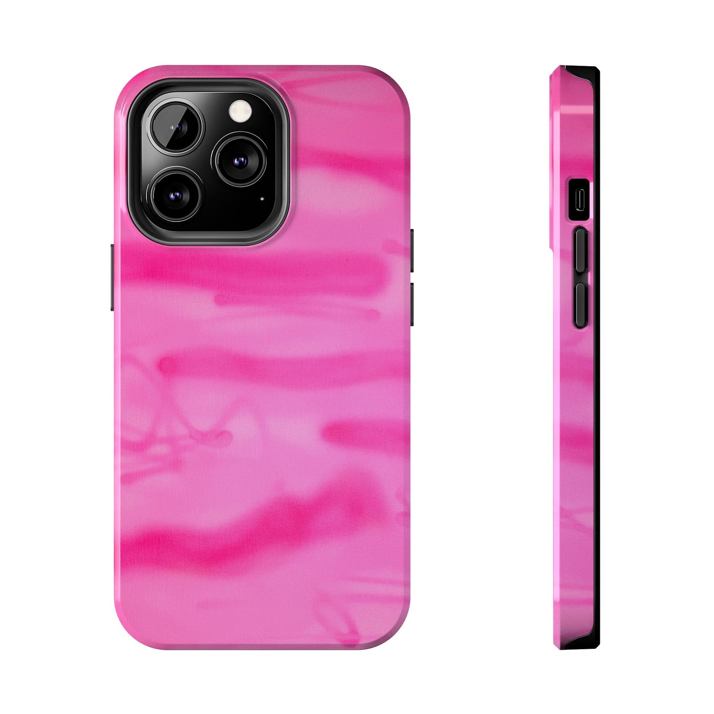 "pink camo" airbrush iPhone case