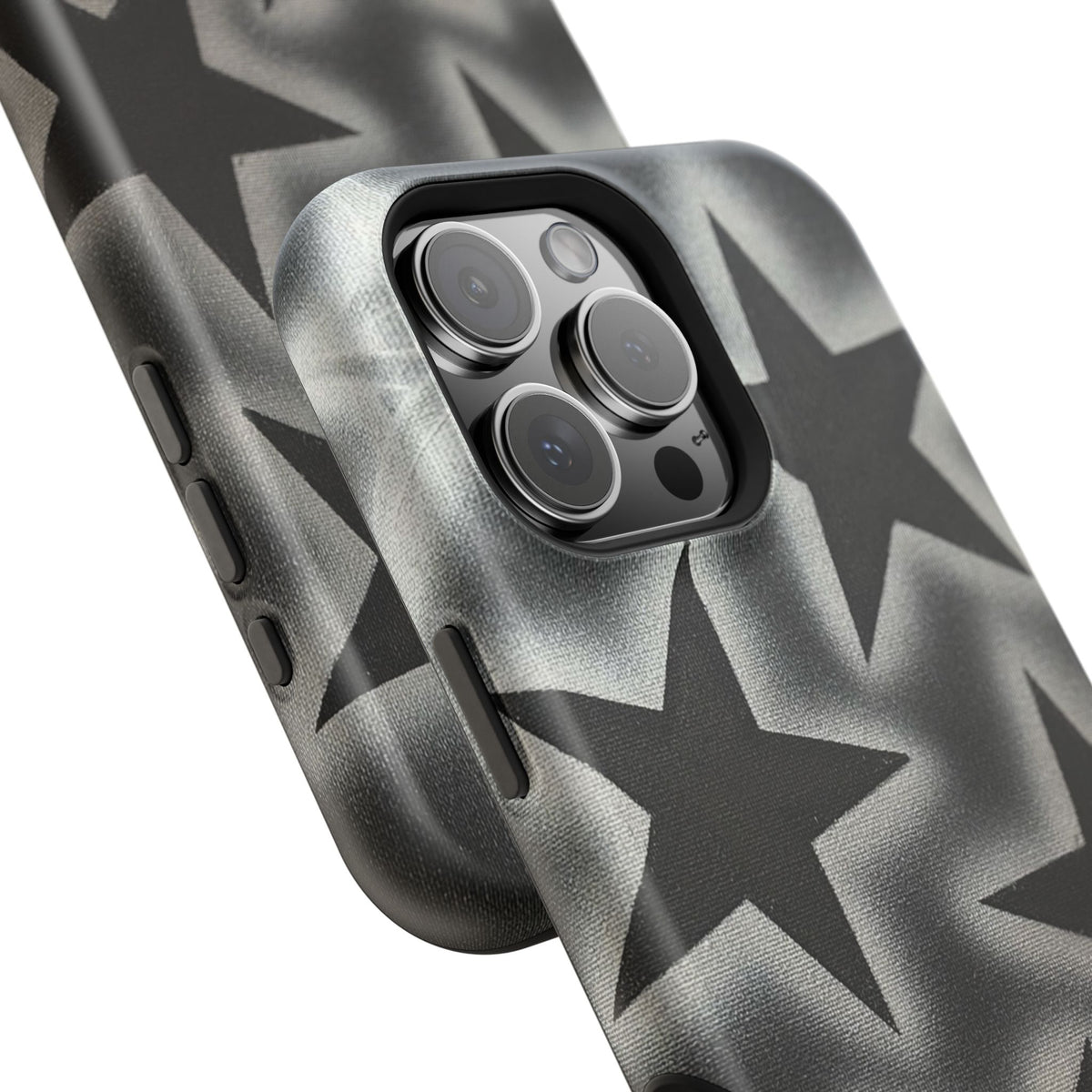MagSafe "chrome stars" airbrush iPhone case