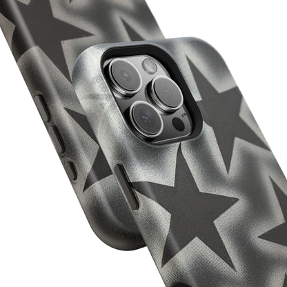 MagSafe "chrome stars" airbrush iPhone case