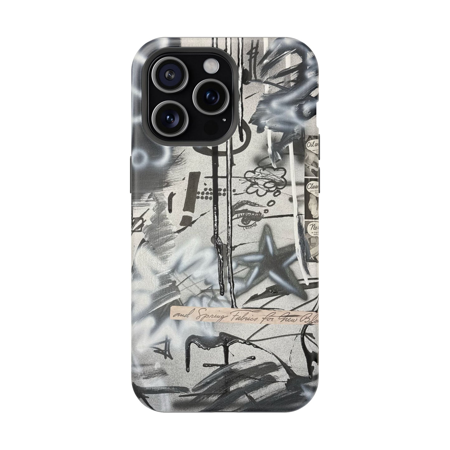 MagSafe "monochrome mood" airbrush iPhone case