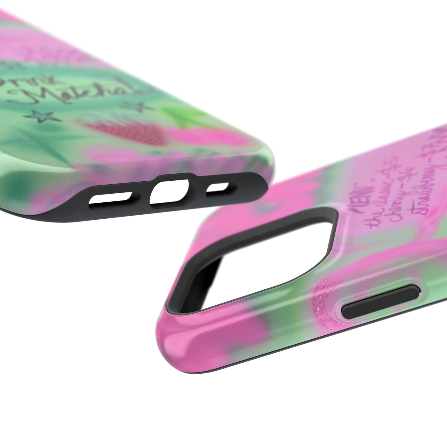 MagSafe "matcha!" airbrush iPhone case