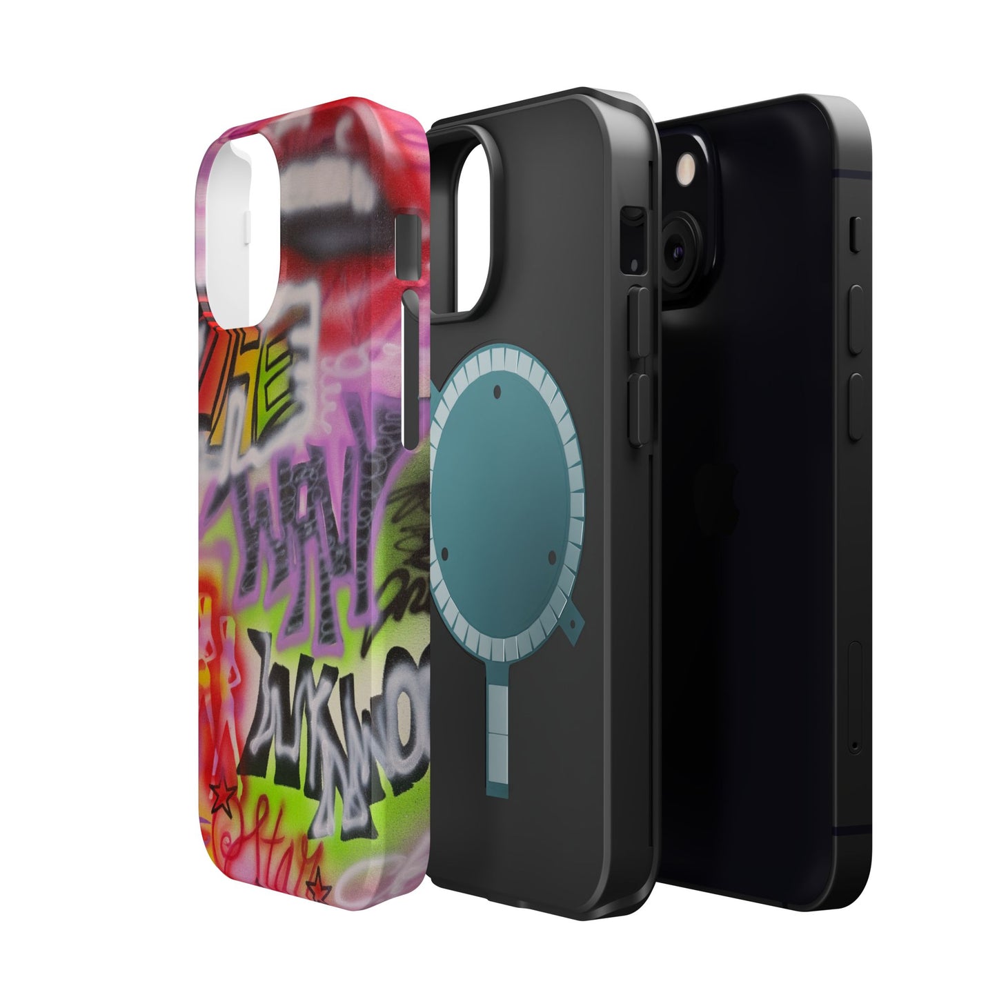 MagSafe "wynwood gold" airbrush iPhone case