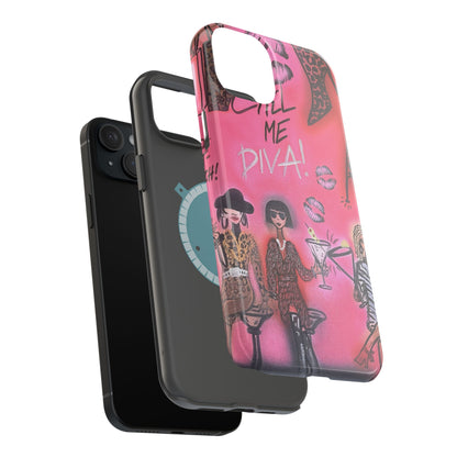 MagSafe "party diva" airbrush iPhone case