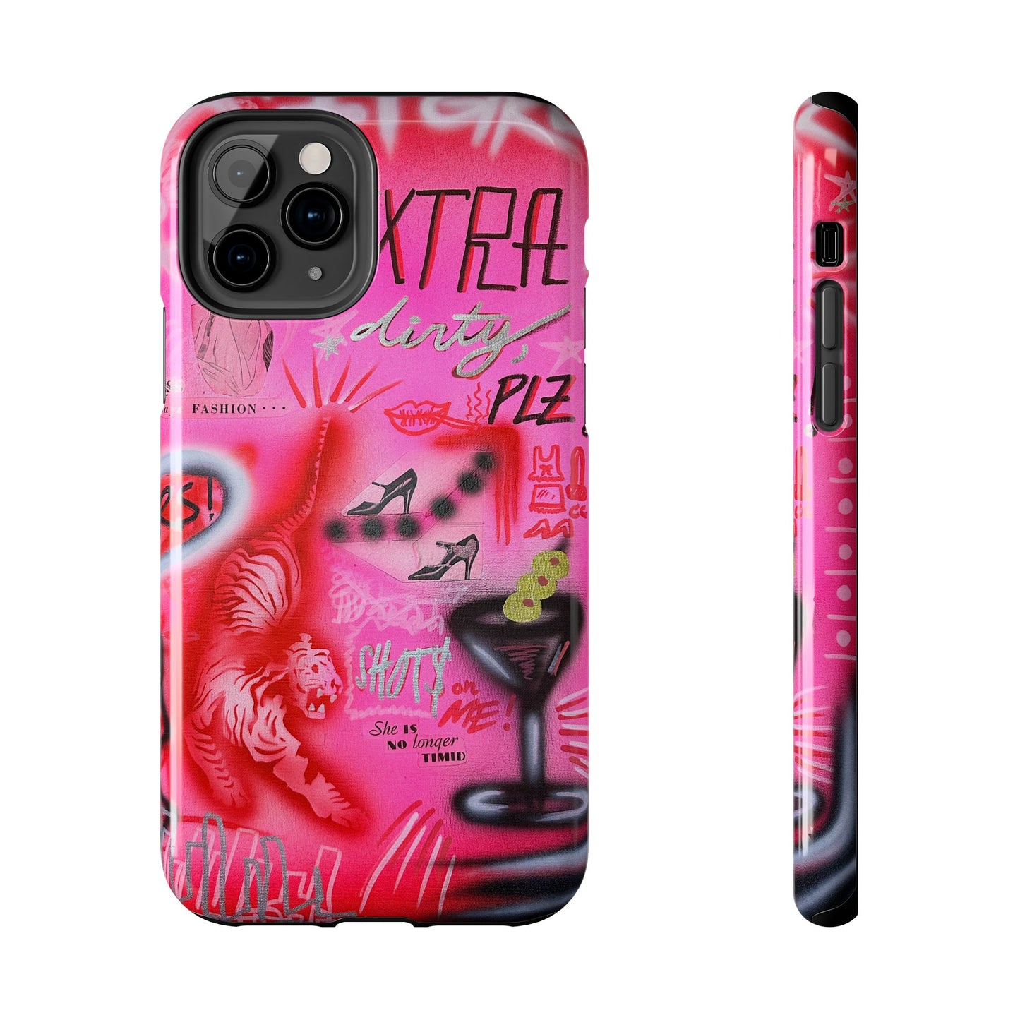 "extra dirty, plz!" airbrush iPhone case
