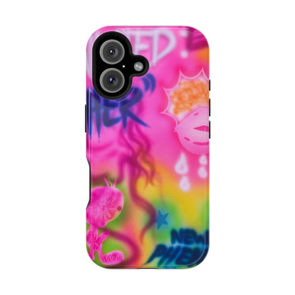 MagSafe "wanted" airbrush iPhone case