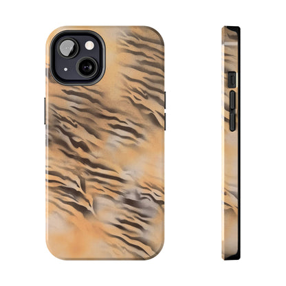 neutral tiger airbrush iPhone case