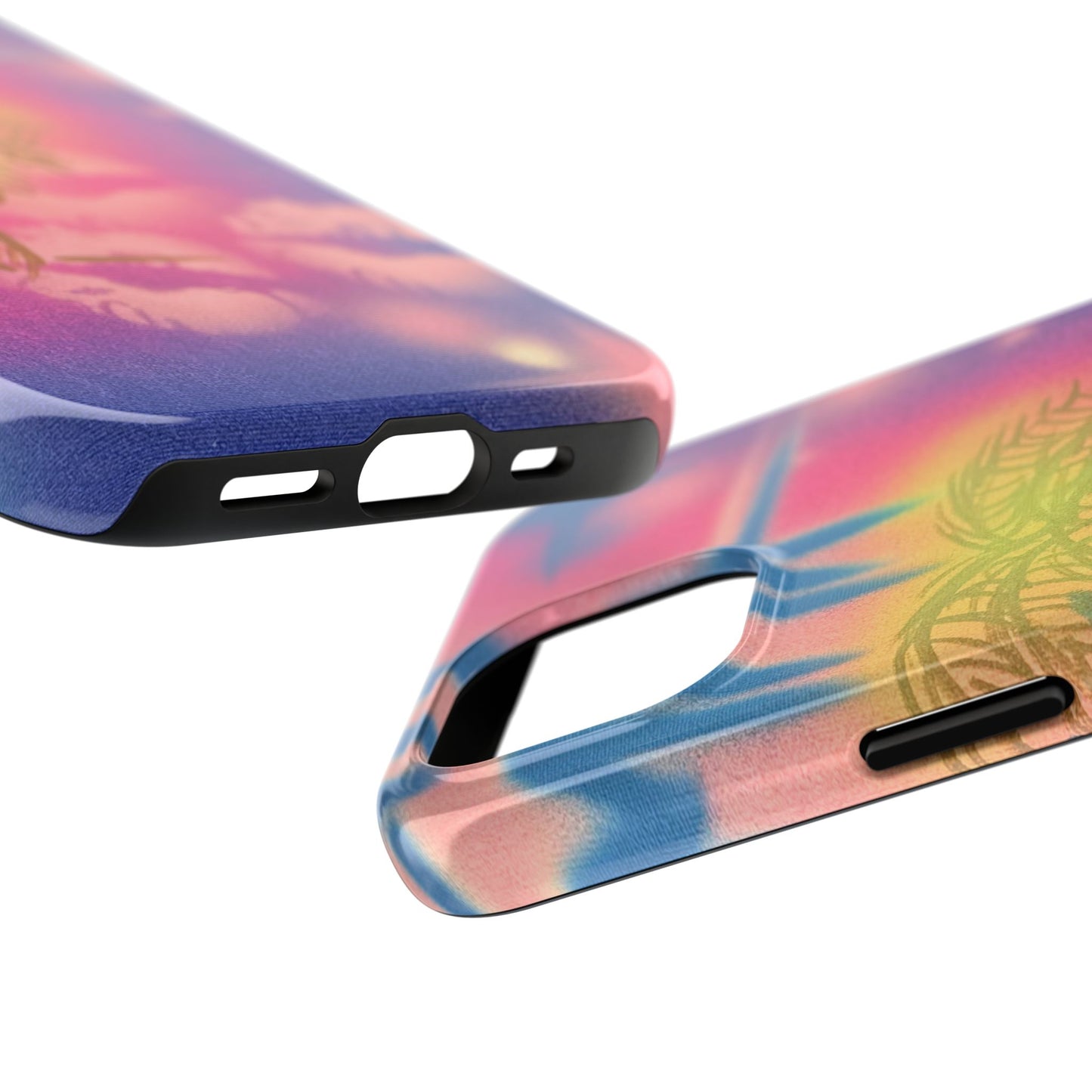 "glowy night" airbrush iPhone case