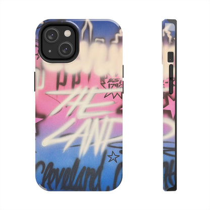 "cleveland" airbrush iPhone case