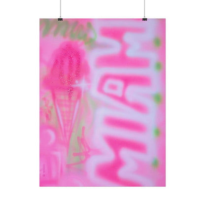 "sunset sorbet" airbrush rolled print