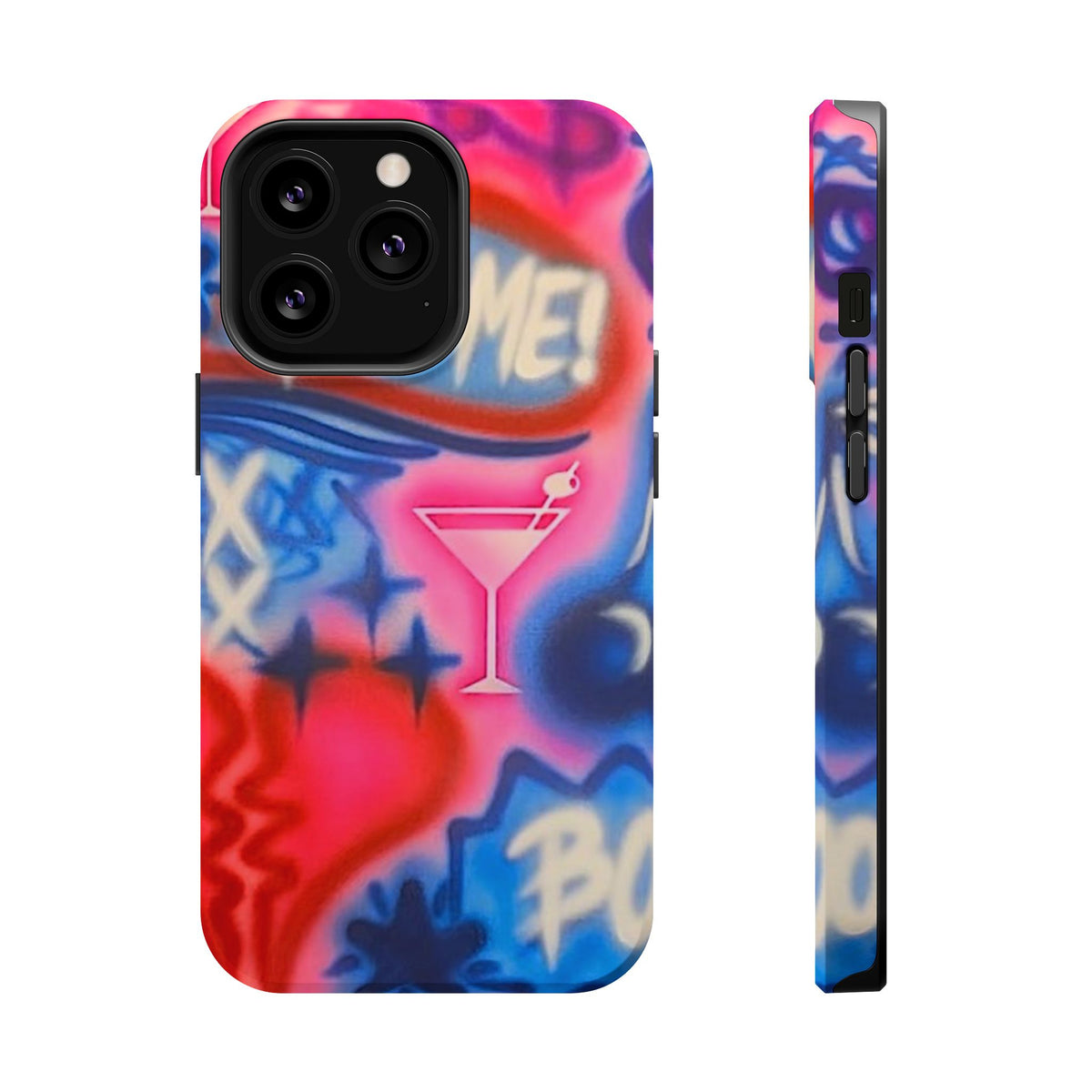 MagSafe "kiss me pt. 2" Airbrush iPhone Hülle
