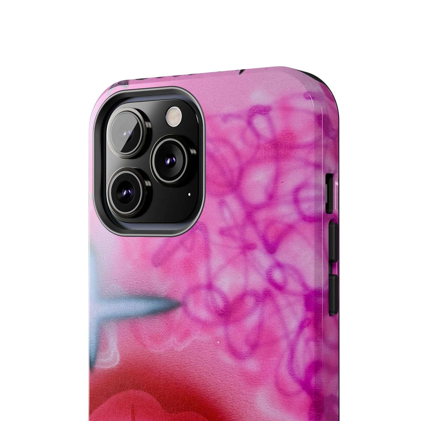 "glitter aura" airbrush iPhone case