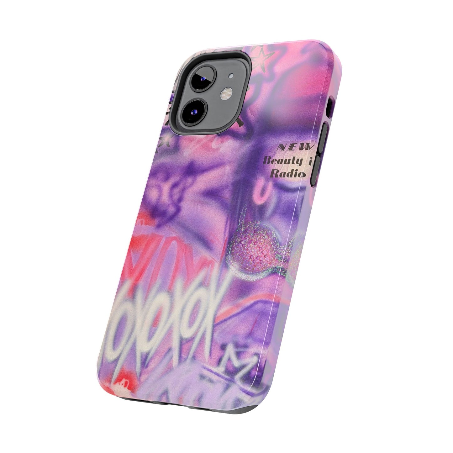 "mic check" airbrush iPhone case