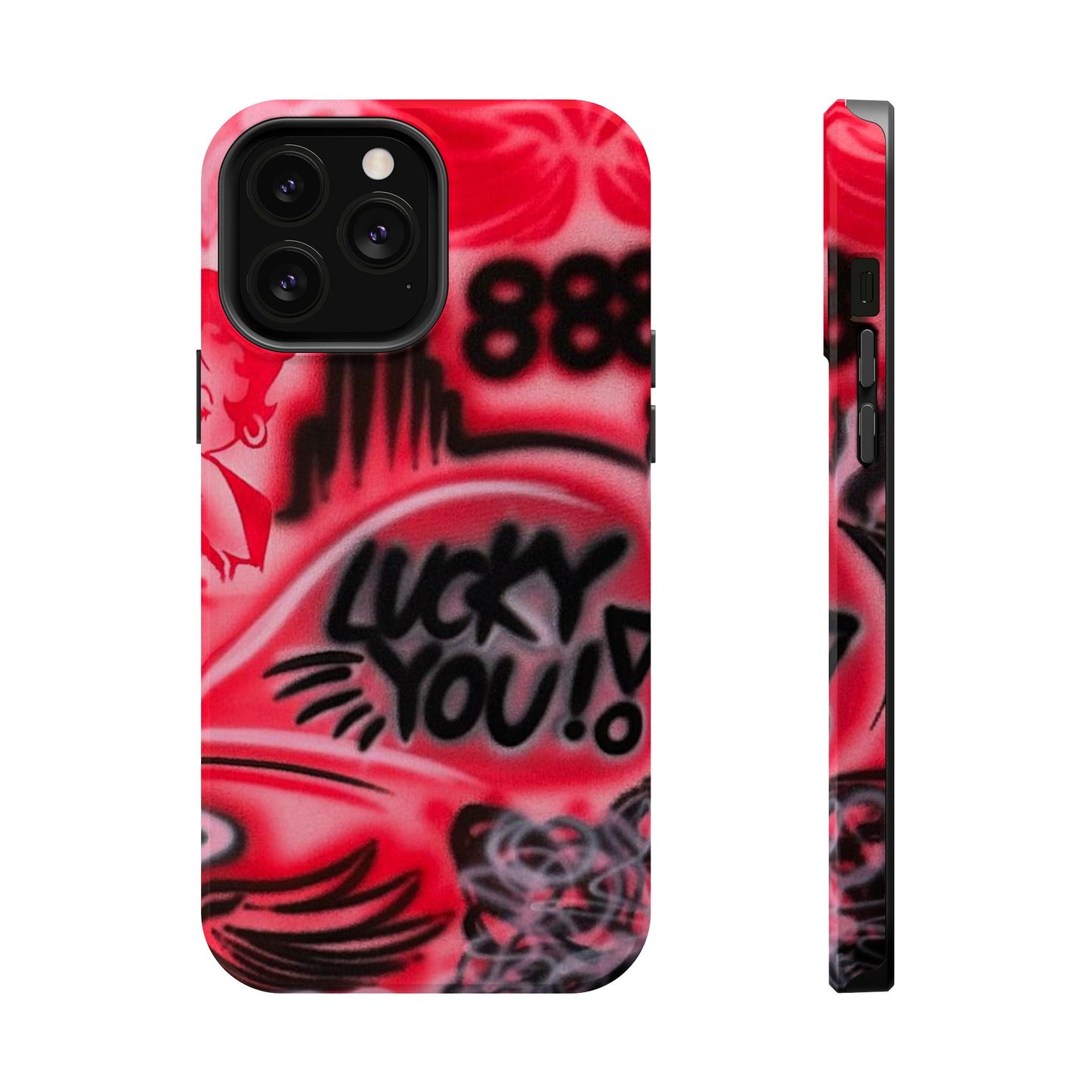 MagSafe „lucky you! pt. 2“ Airbrush iPhone Hülle