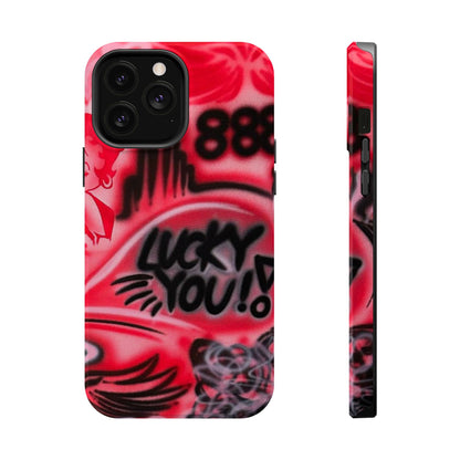 MagSafe „lucky you! pt. 2“ Airbrush iPhone Hülle