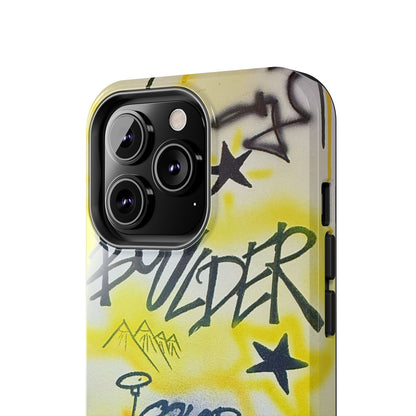 "boulder" airbrush iPhone case