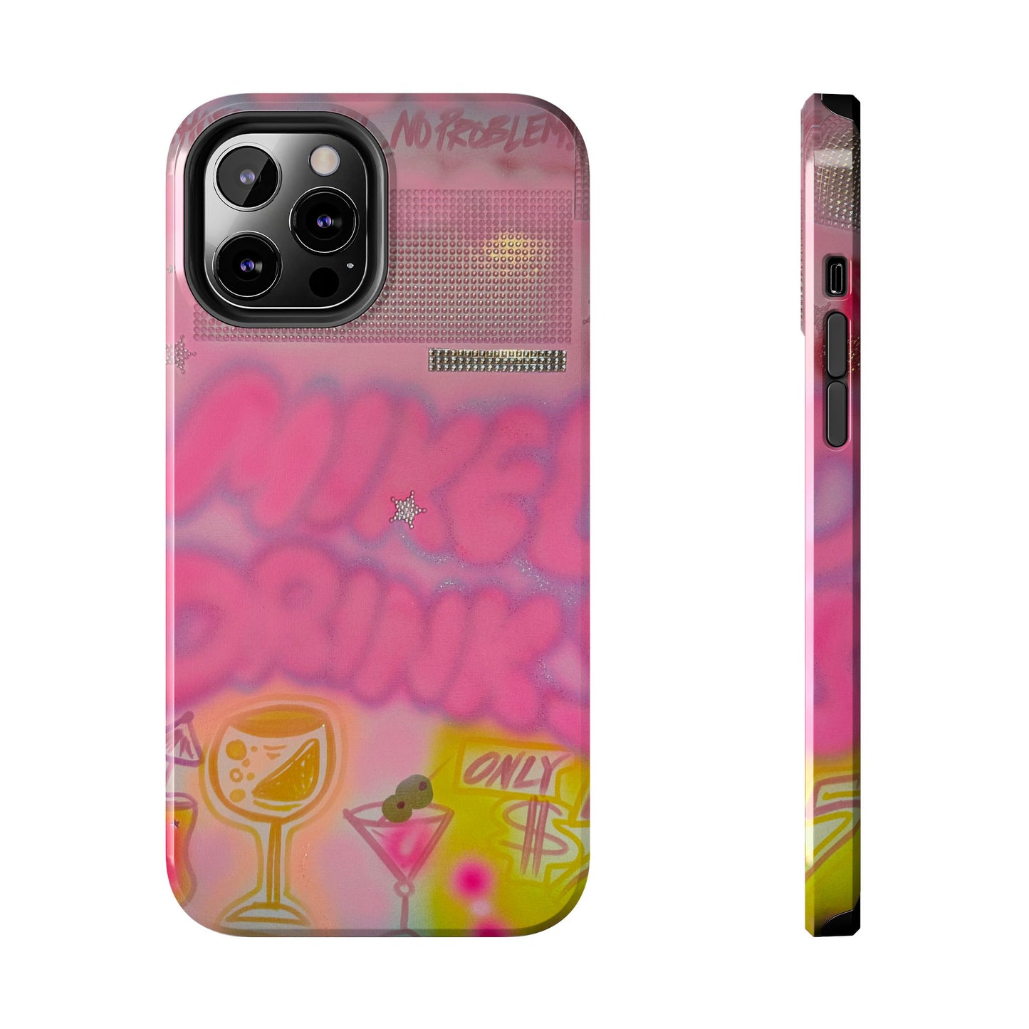 "mixed drinks" airbrush iPhone case