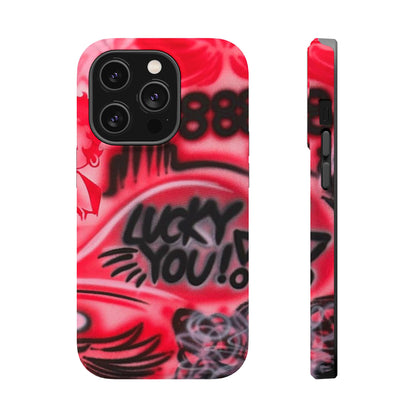 MagSafe „lucky you! pt. 2“ Airbrush iPhone Hülle