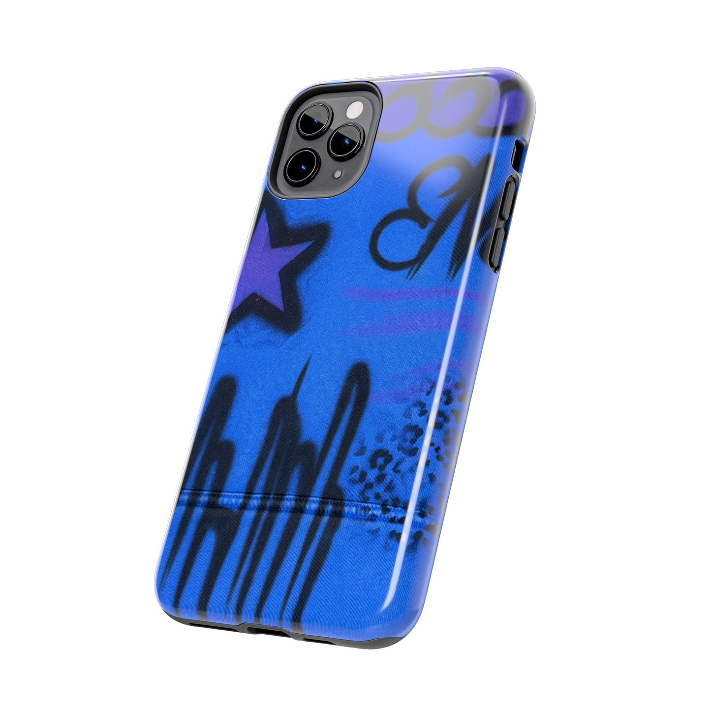 "infamous indigo" airbrush iPhone case