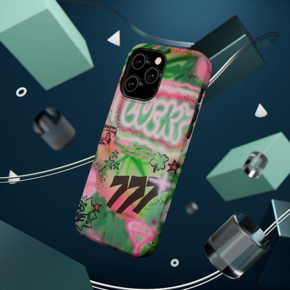 MagSafe "so lucky" airbrush iPhone case
