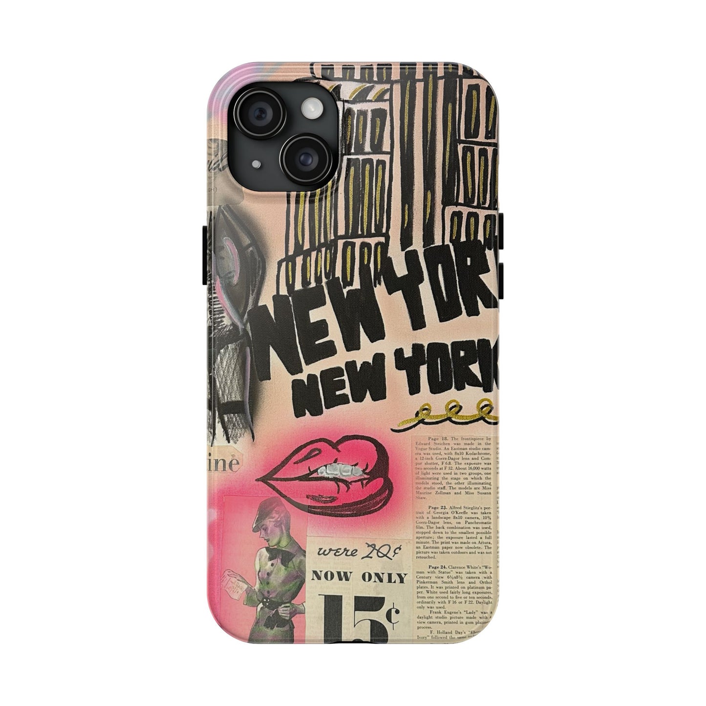 "new york, new york!" airbrush iPhone case
