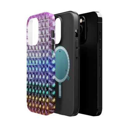 MagSafe "multicolor studs" airbrush iPhone case