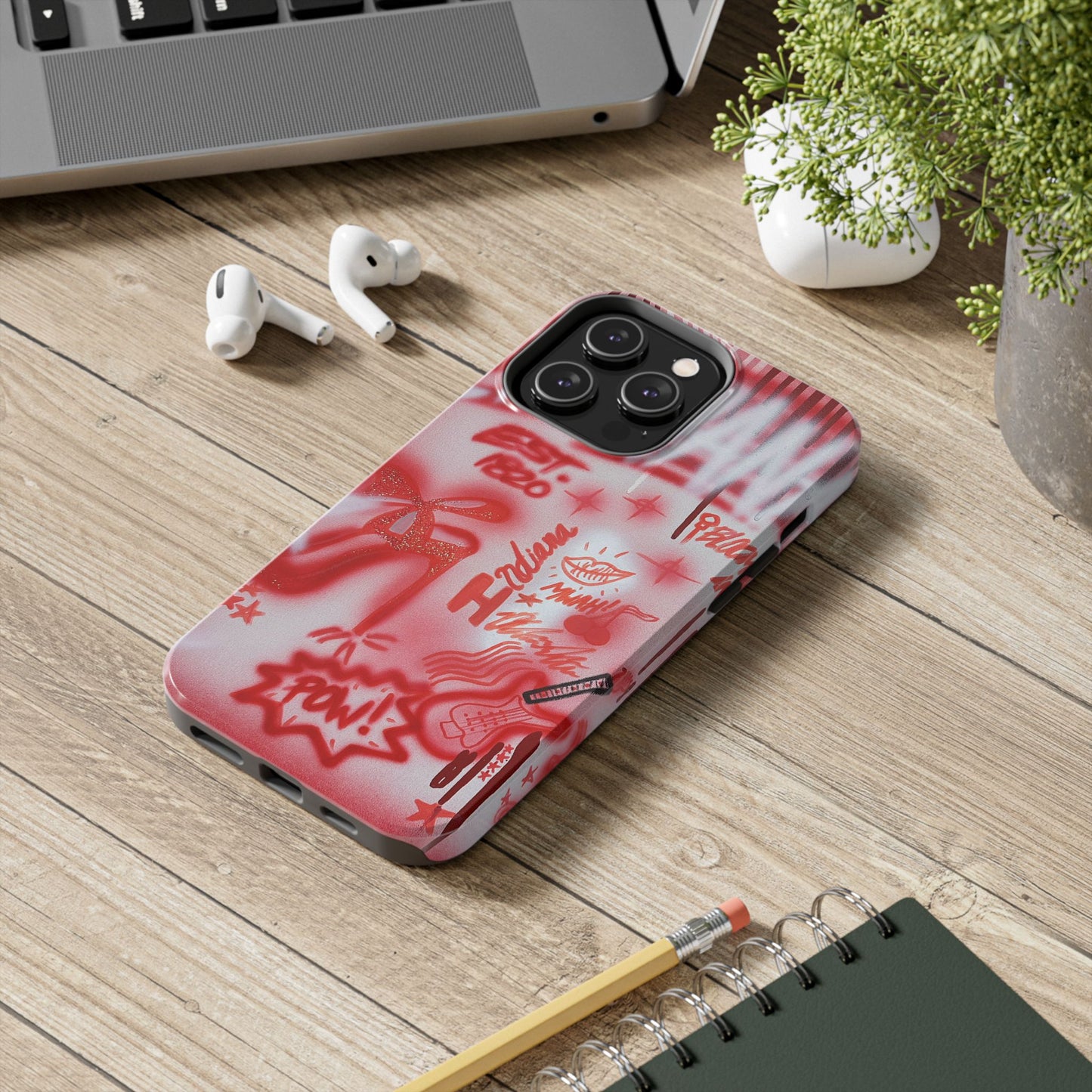 "indiana university" airbrush iPhone case