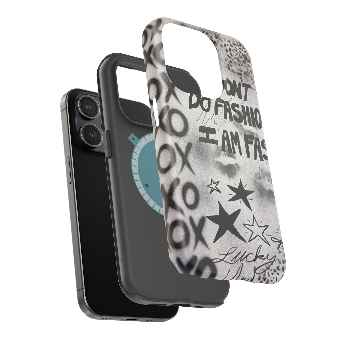 MagSafe "i am fashion" airbrush iPhone case
