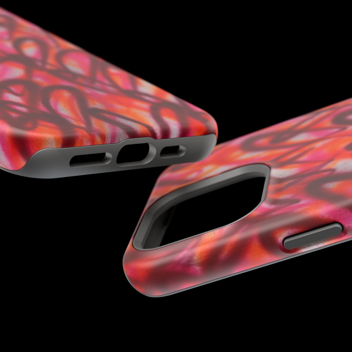 MagSafe „Graffiti Love“ Airbrush iPhone Hülle