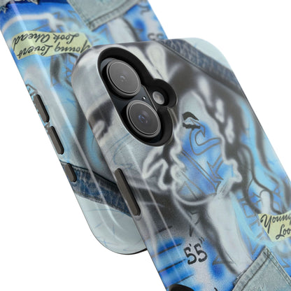 MagSafe "young lovers" airbrush iPhone case