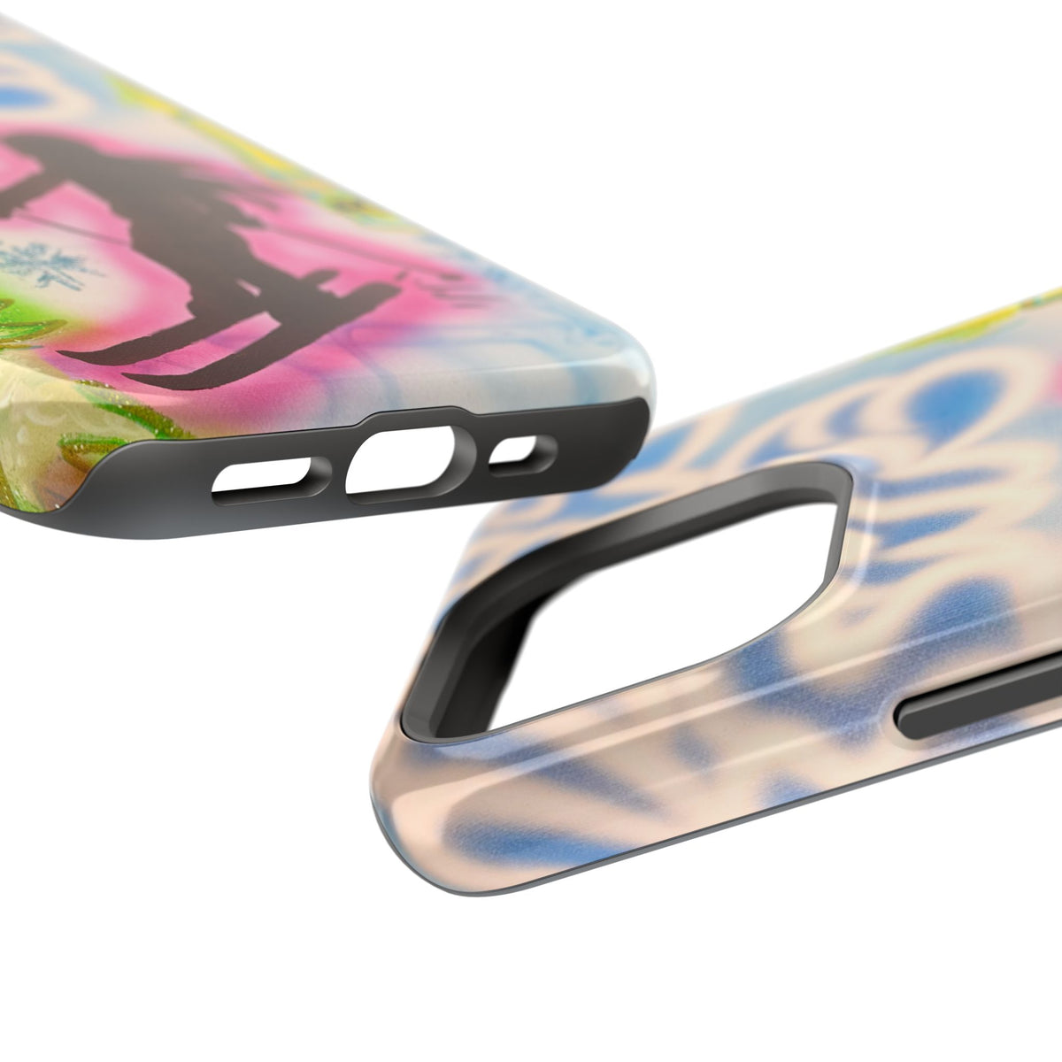MagSafe "winter escape" airbrush iPhone case