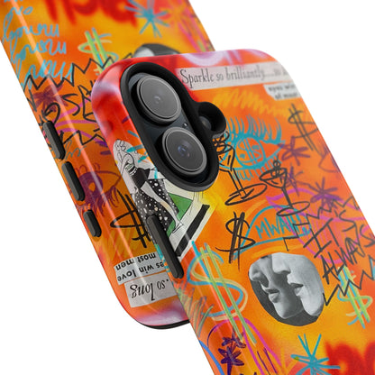 "young, rich, hot!" airbrush iPhone case