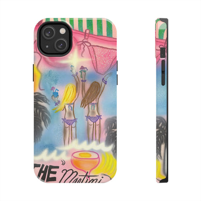 "kinis & tinis" airbrush iPhone case