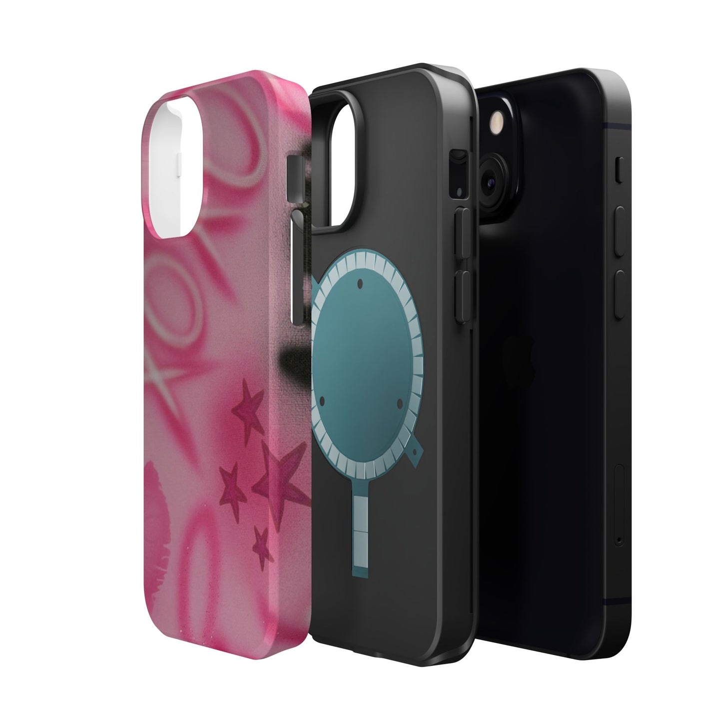 MagSafe "perfectly pink" airbrush iPhone case