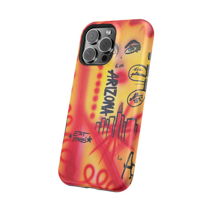 MagSafe "tempe, az" airbrush iPhone case