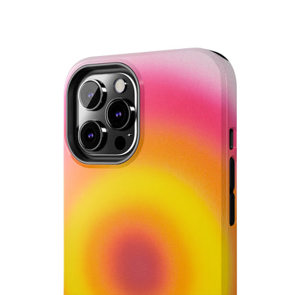 "pink lemonade aura" airbrush iPhone case