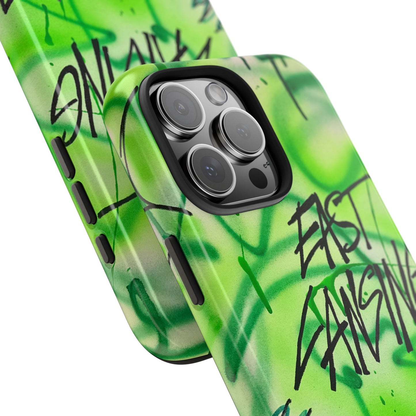 "east lansing, mi" airbrush iPhone case