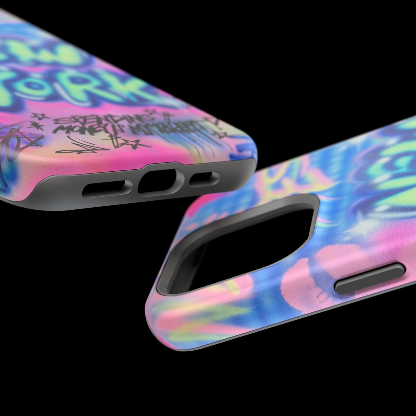 magsafe "spending $$ is my talent" airbrush iPhone case