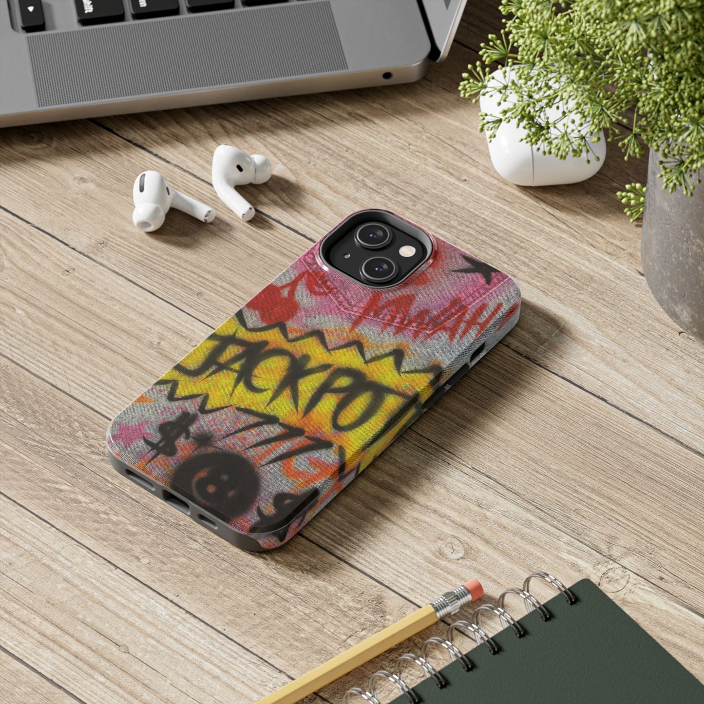 "jackpot!" airbrush iPhone case