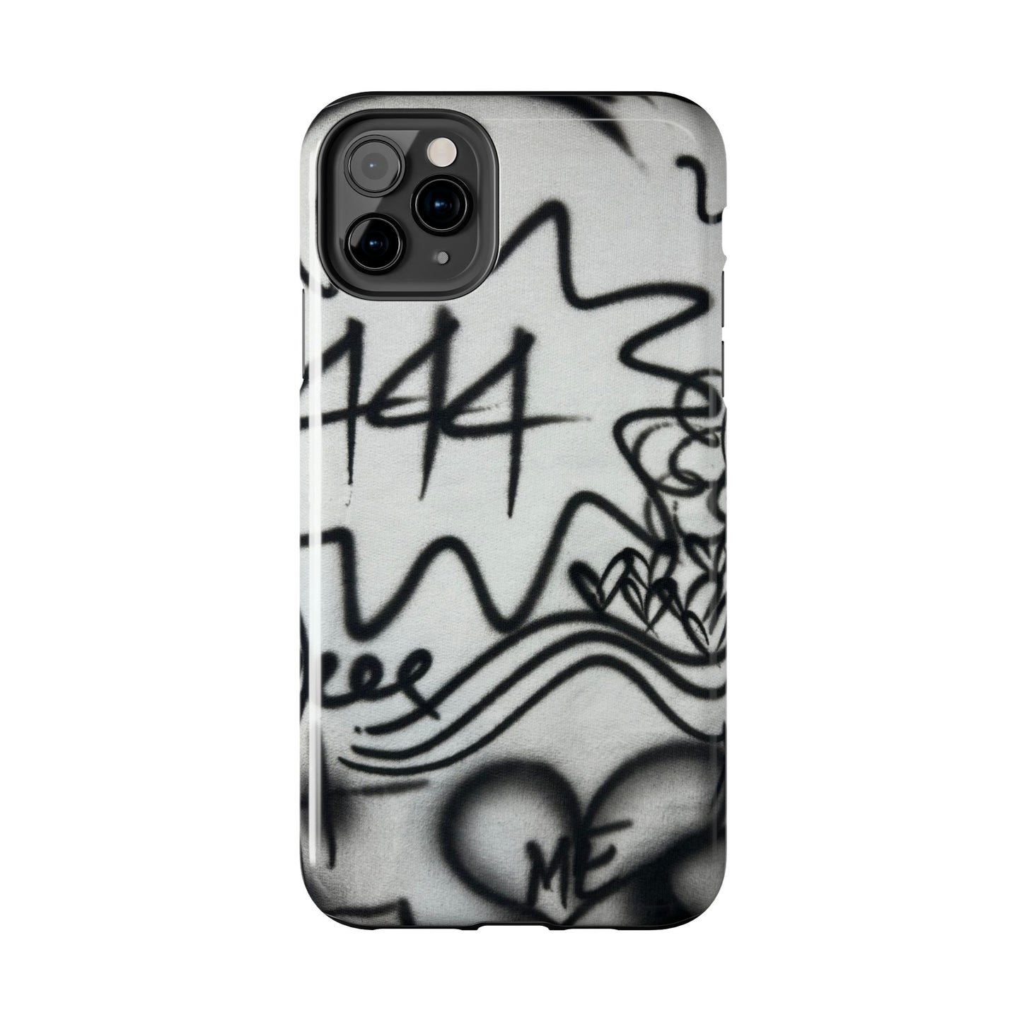 "444” airbrush iPhone case