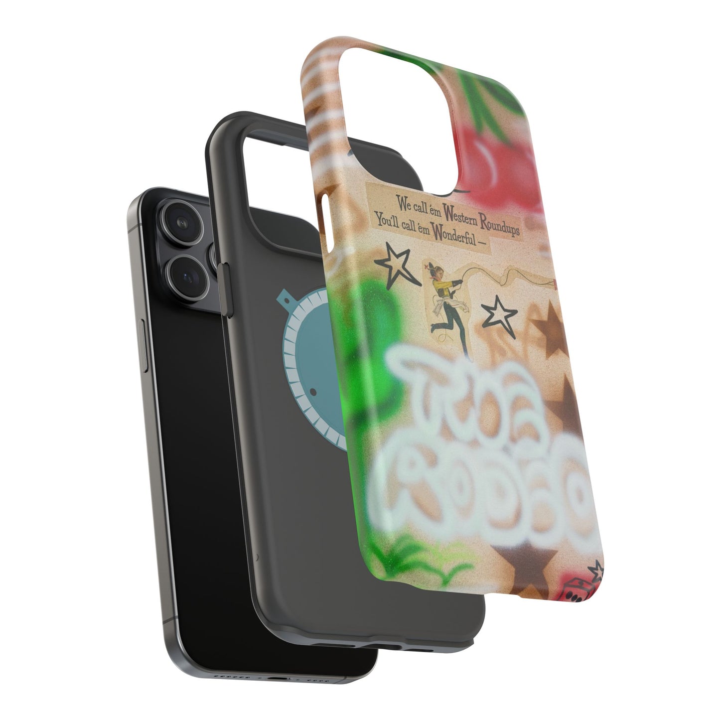 MagSafe "the rodeo" airbrush iPhone case