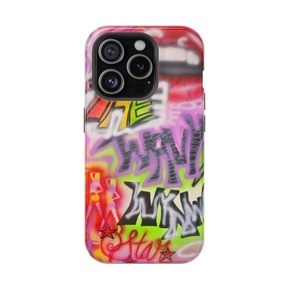 MagSafe "wynwood gold" airbrush iPhone case