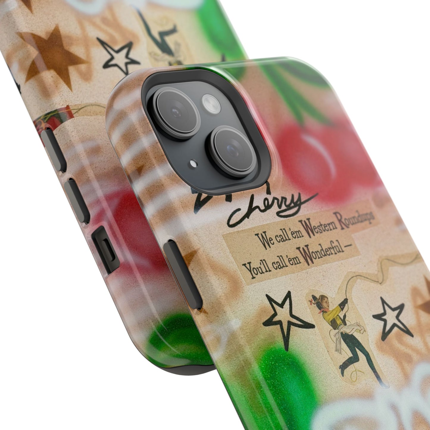 MagSafe "the rodeo" airbrush iPhone case