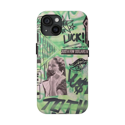 "lust over luck" airbrush iPhone case